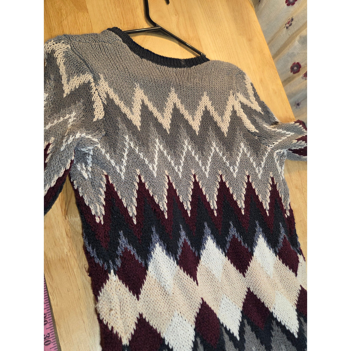 American Eagle Outfitters extra small medium length knit cardigan Fair Isles