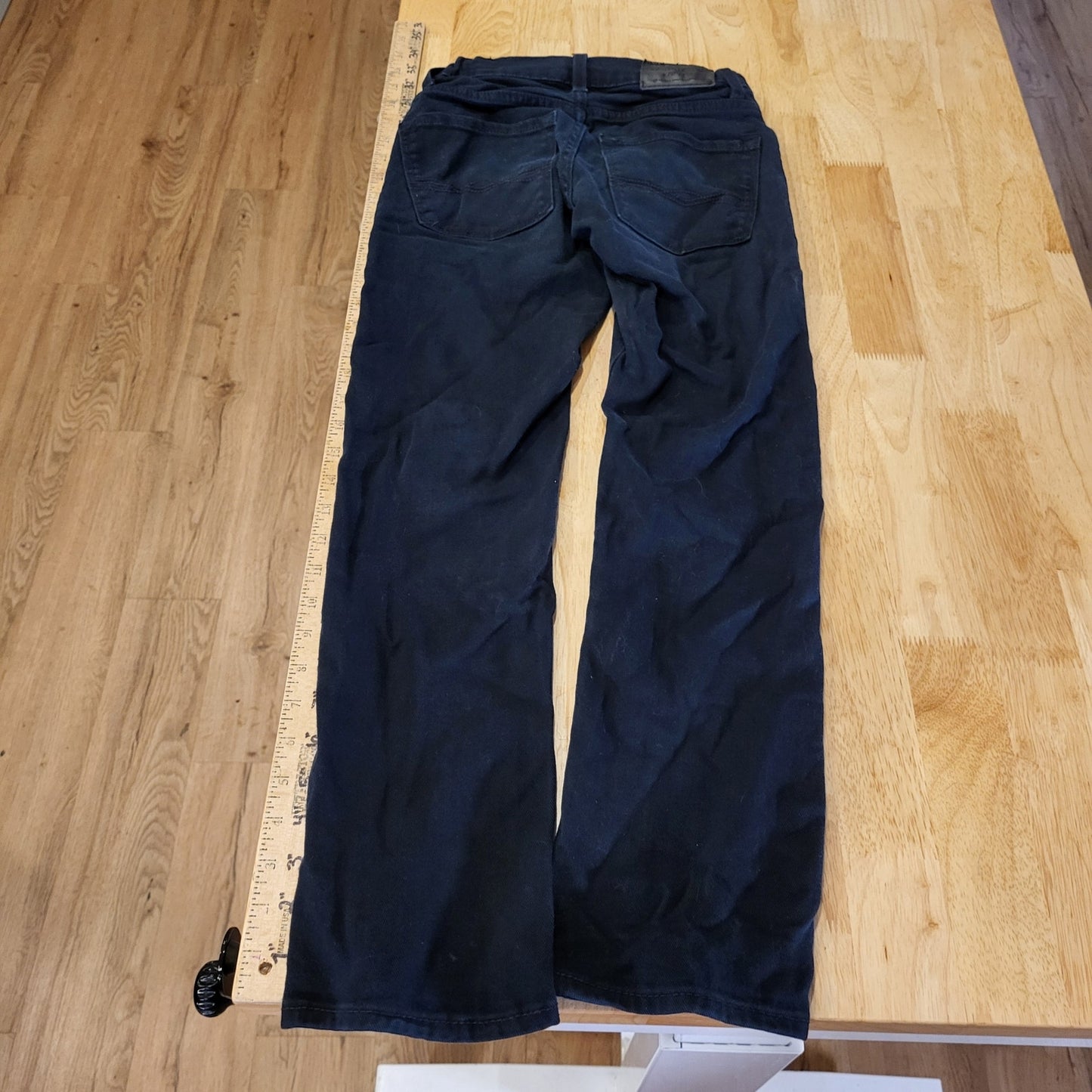 Levi's Denizen 216 Skinny Fit Black Kids Size 12 Adjustable Waist Jeans