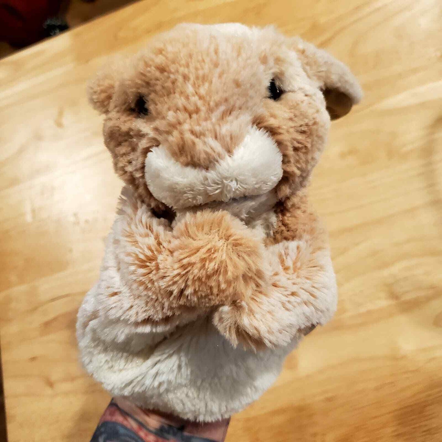 Folkmanis Brown Bunny Puppet Small