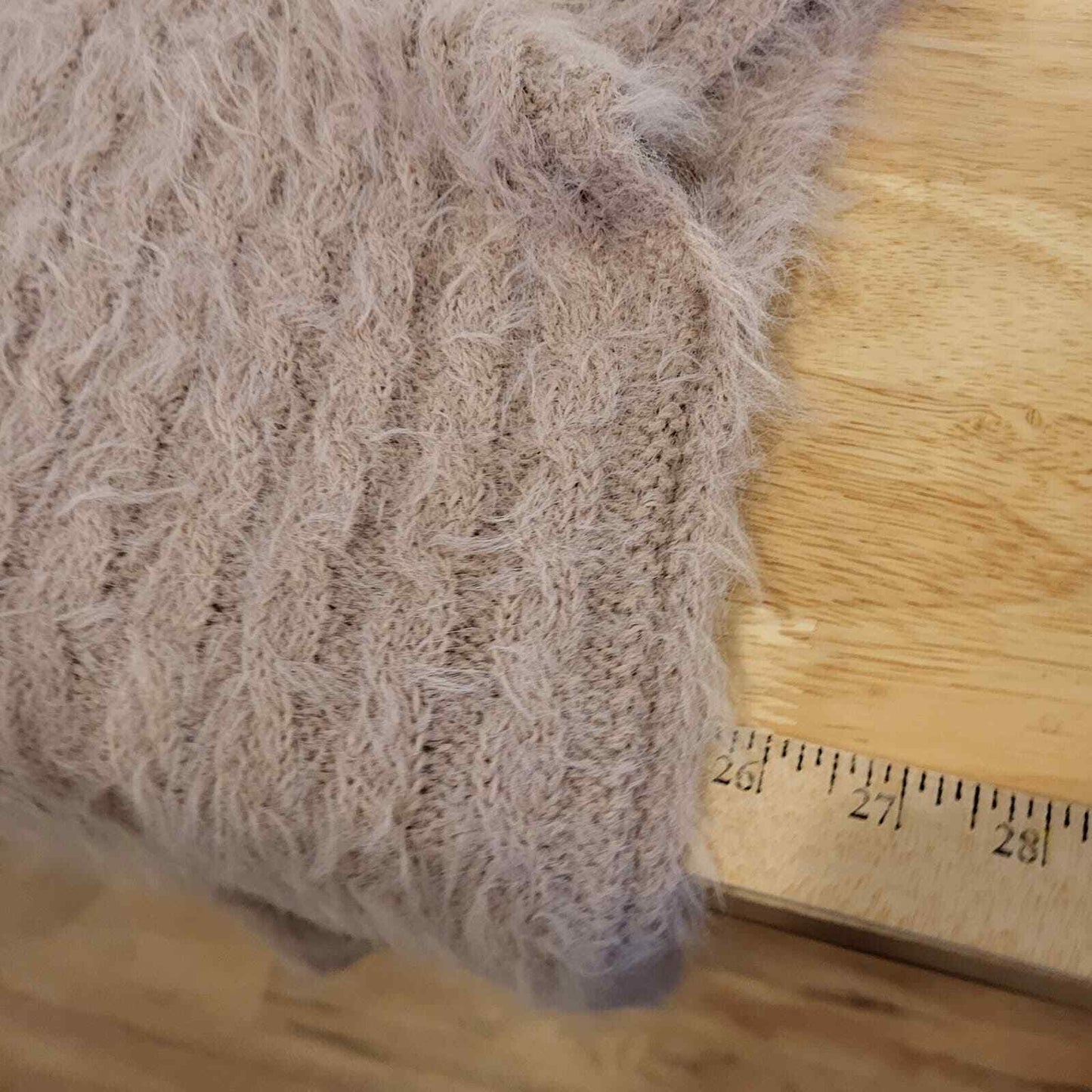 Lauren Conrad Pink Baletcore Fuzzy Sleeveless Cardigan 1 Size