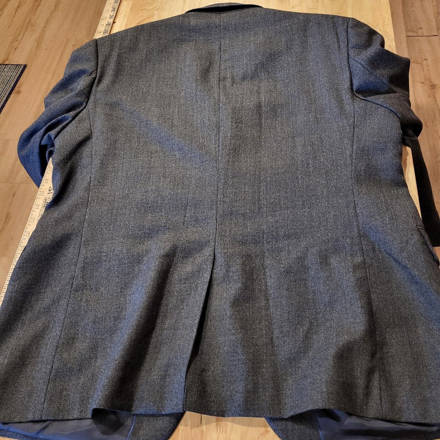 Alexandre London Savile Row Dark Gray Sport Coat Suit Jacket 22" P2P 29" Long