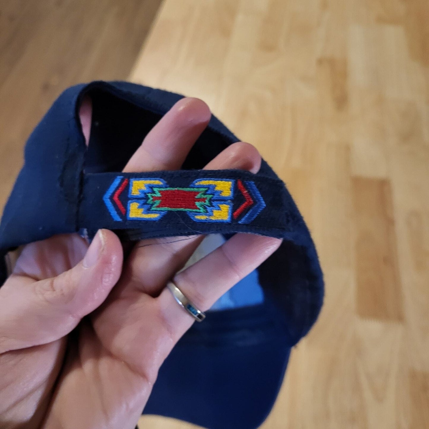 Native Pride Blue Adjustable Embroidered Baseball Hat