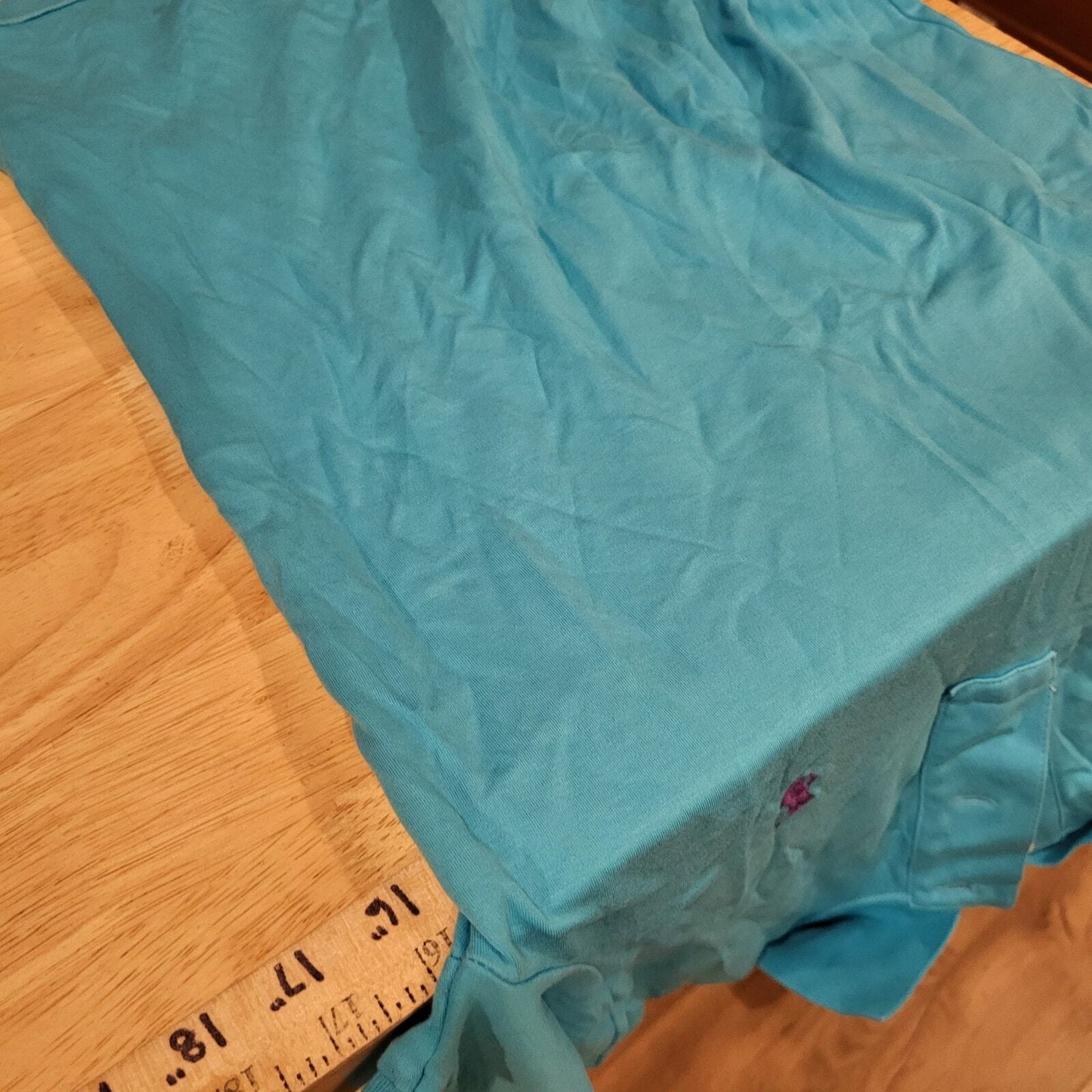 Polo Ralph Lauren Women's XS Blue Short Sleeve Polo 16" Pit to Pit