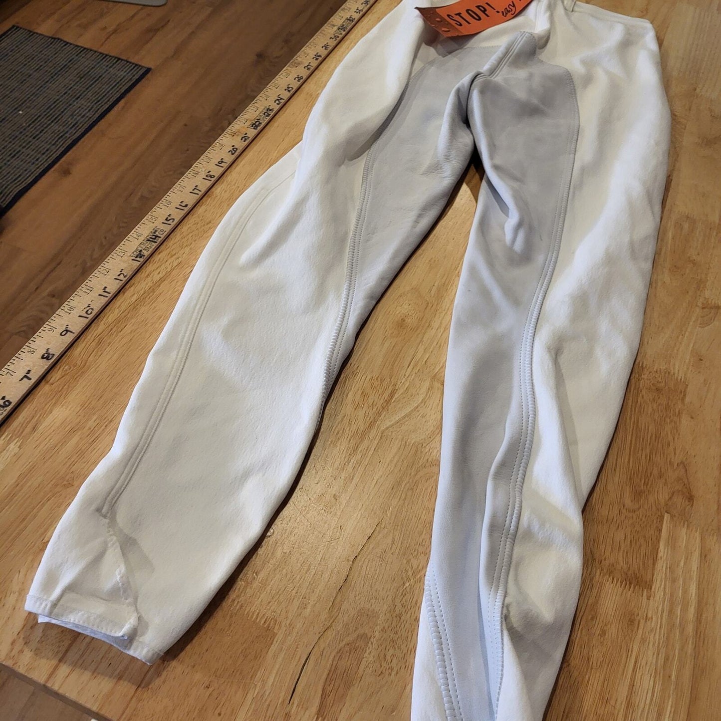 NWT Kentucky White Riding Pants Leather 26"waist 26" inseam