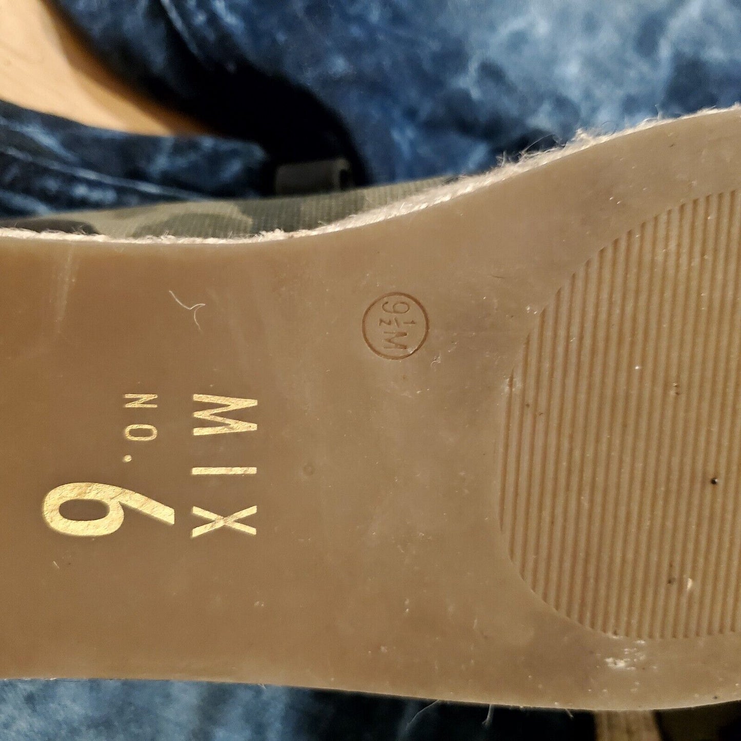 Mix No.6 Platform Camouflage 3 Hook & Loop Strap Espadrille 9.5