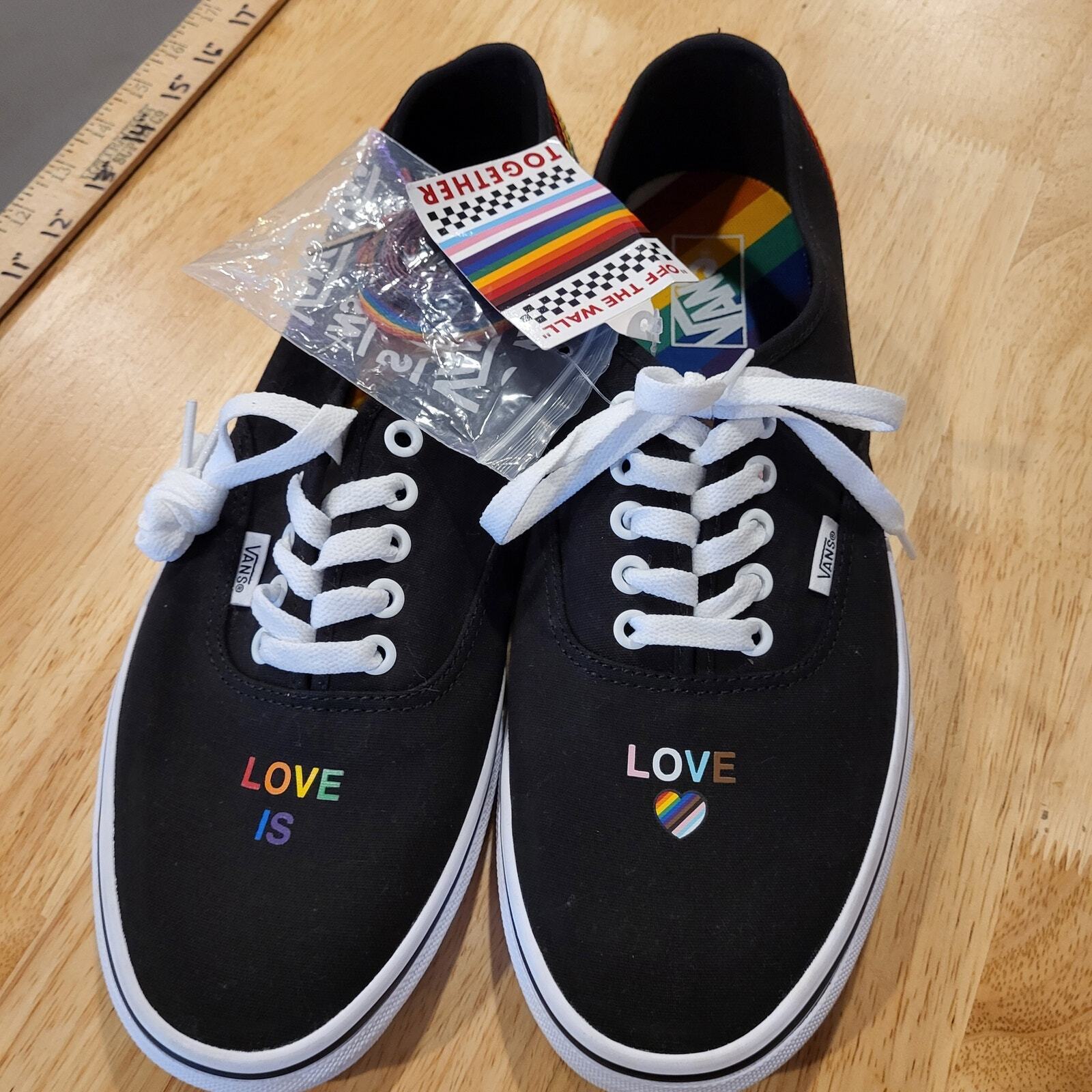 NEW) Vans Pride Collection Love is Love Shoes Men 12 – Douf display picture 3