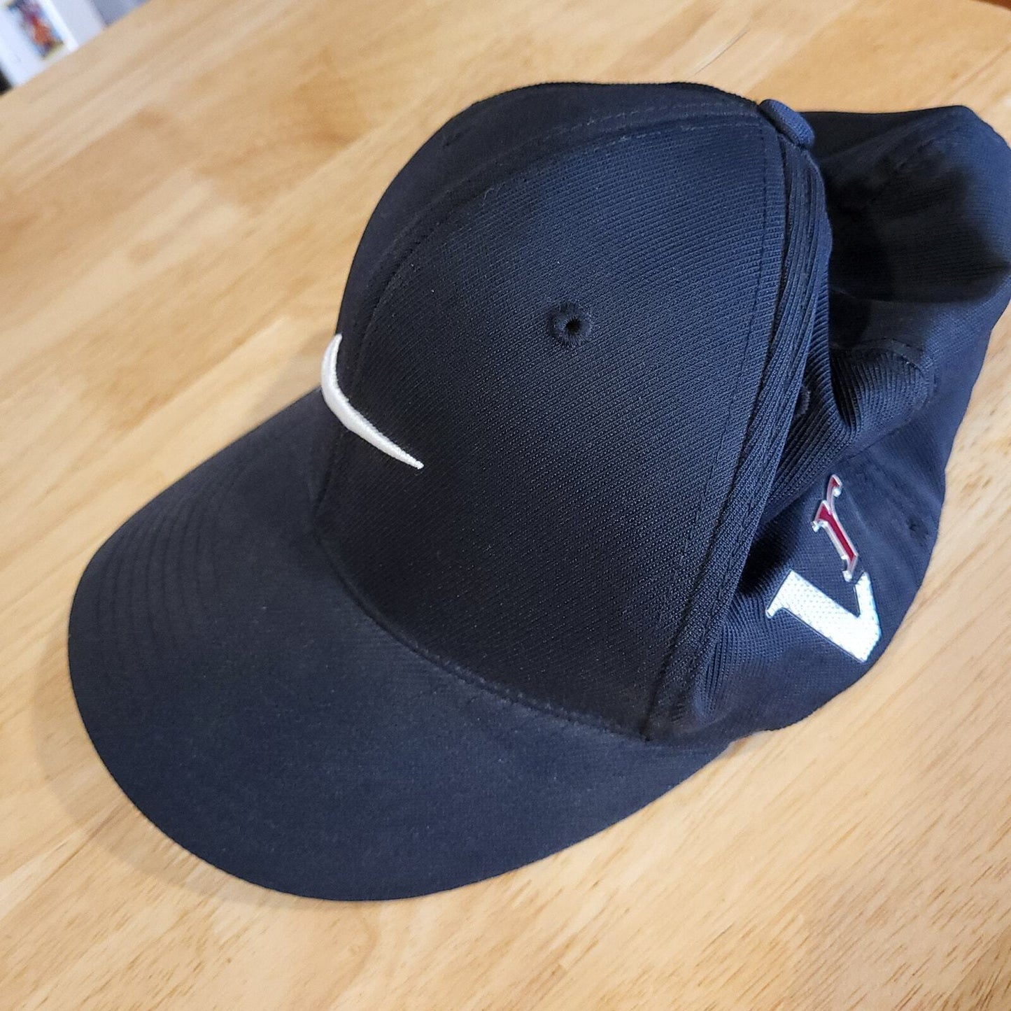 Nike Golf Flex Fit Hat black white stretch
