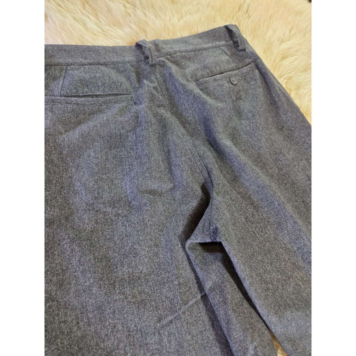 Gap 33/32 Recycled Wool Gray Men's Trousers Pockets