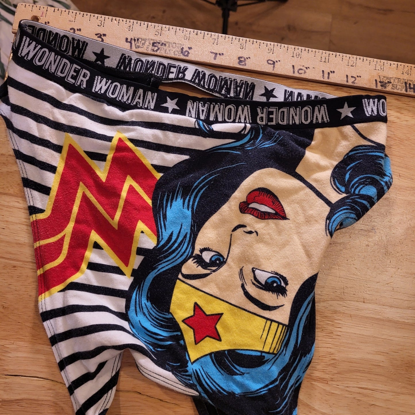 Wonder Woman Bralette Cotton Stretch Medium Criss Cross Back