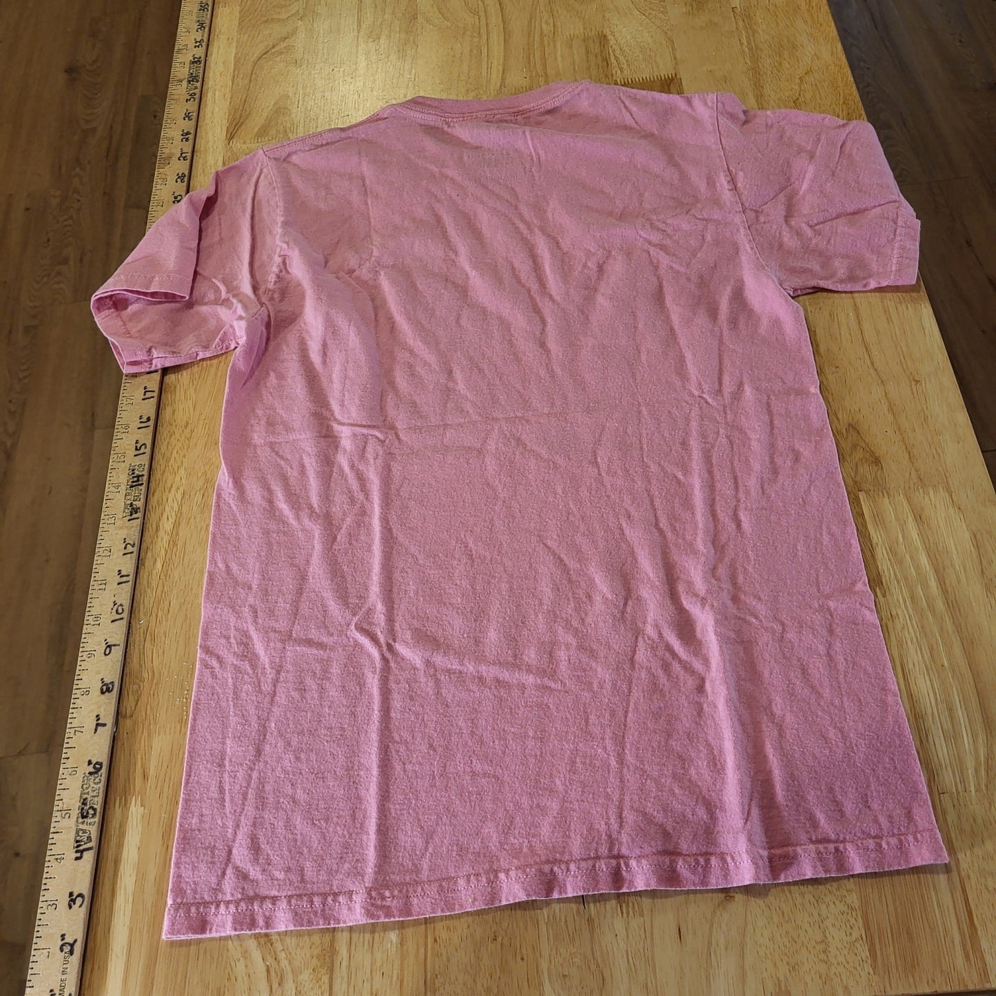 Rad Racing Pink Jersey Cotton Small Short Sleeve BMX 25" Long 17" Pit 2 Pit
