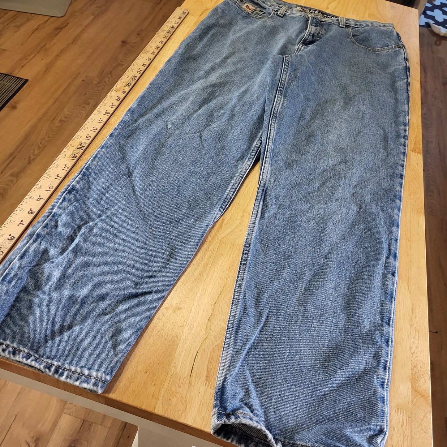 Cruel Girl 90's Y2K Relaxed Medium Wash Straight Leg 32" Waist SZ15