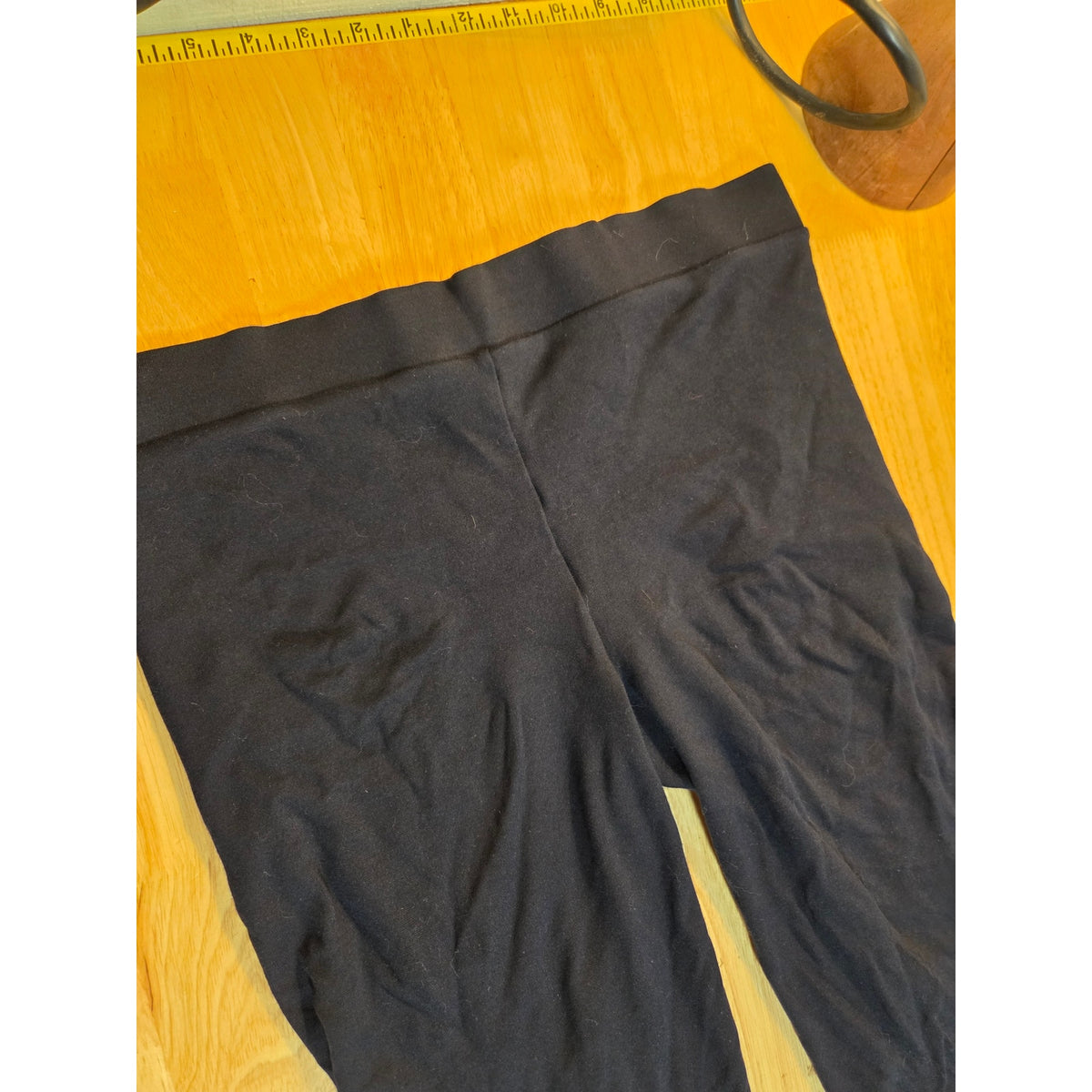 Vince size medium navy blue leggings piping detail Jersey cotton med waistband