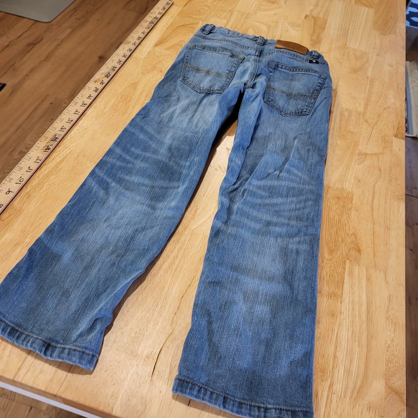 Lucky Brand Classic Straight Adjustable Waist Medium Wash Jeans Size 8