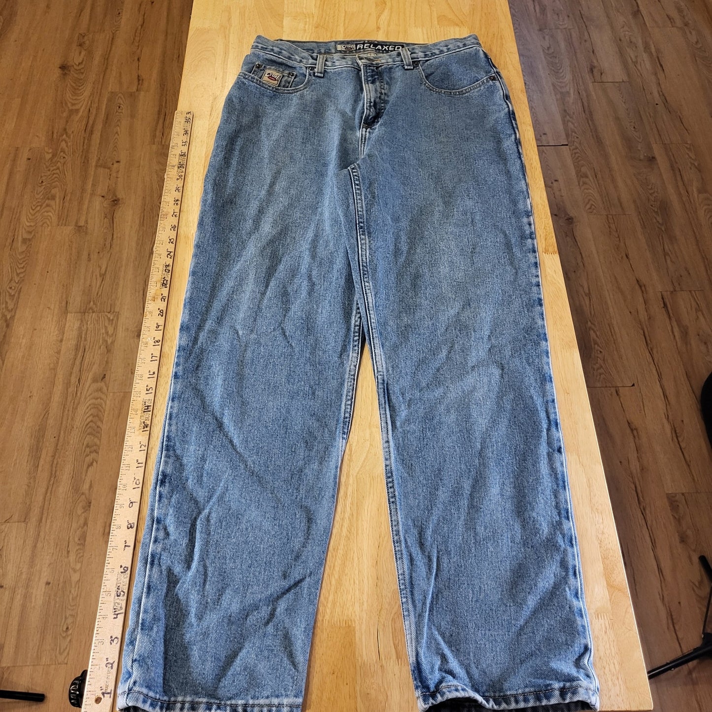 Cruel Girl 90's Y2K Relaxed Medium Wash Straight Leg 32" Waist SZ15