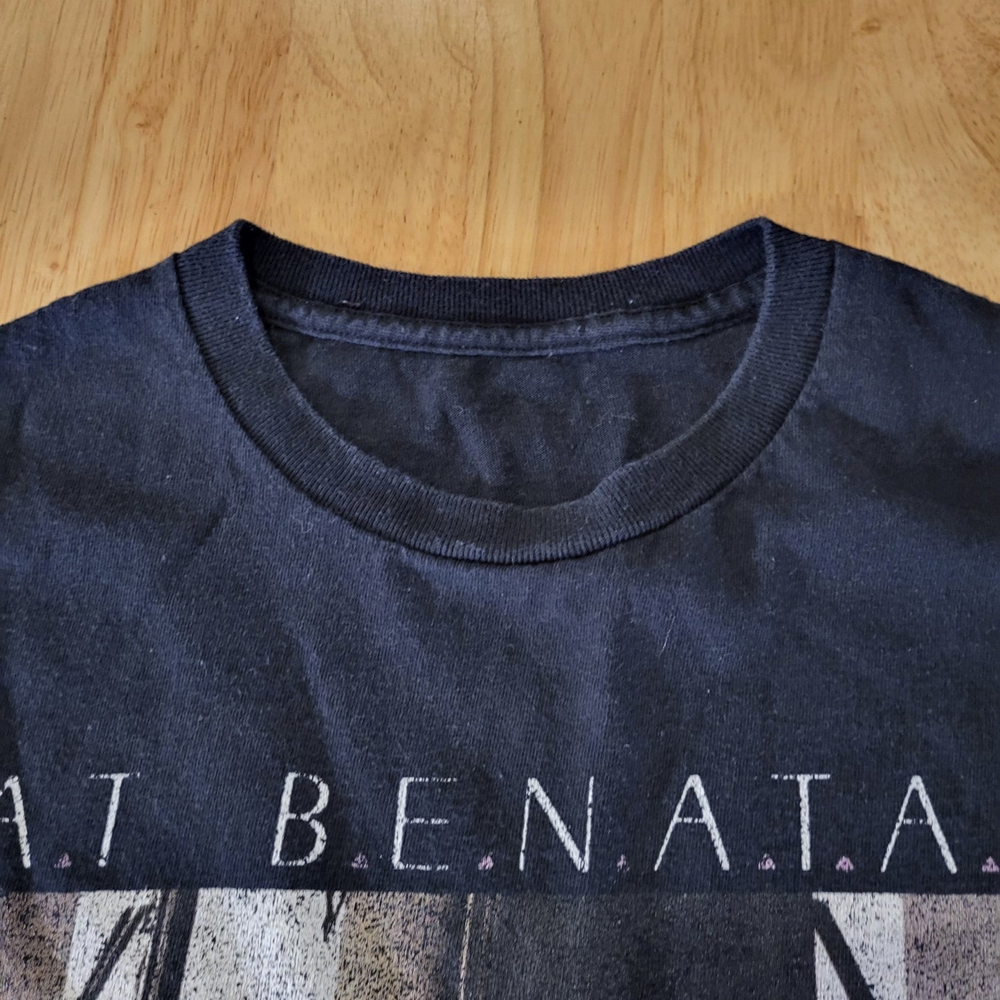 Pat Benatar Precious Time Black Band T-shirt Small Vintage Cotton