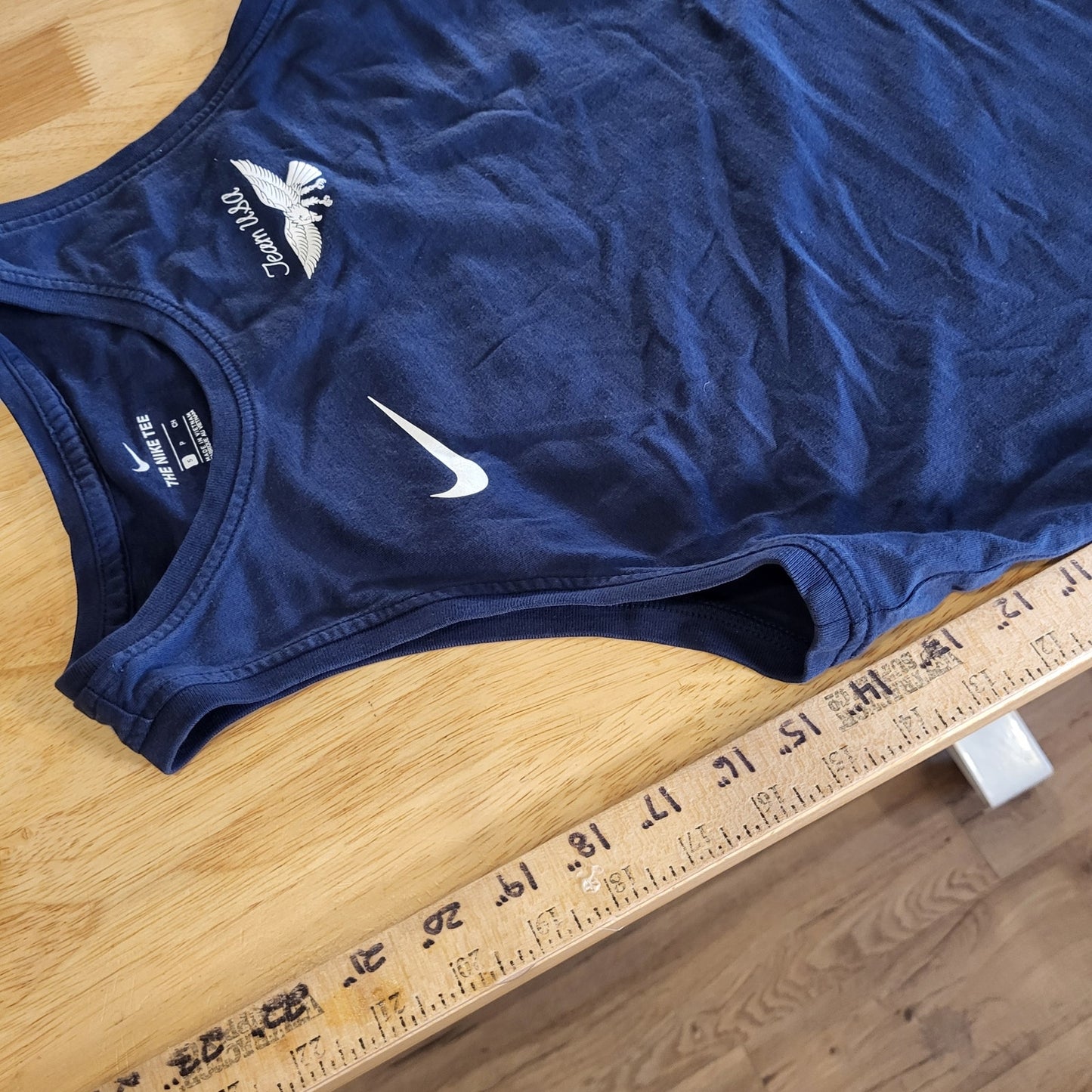Nike Navy Blue Tank Eagle USA Small