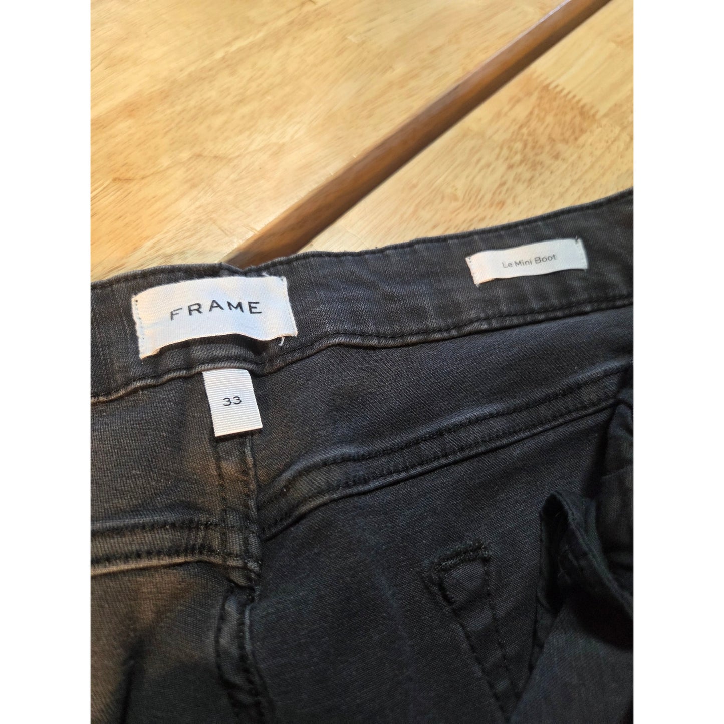 Black Frame denim size 33 le boot cut jeans perfect flare higher waist