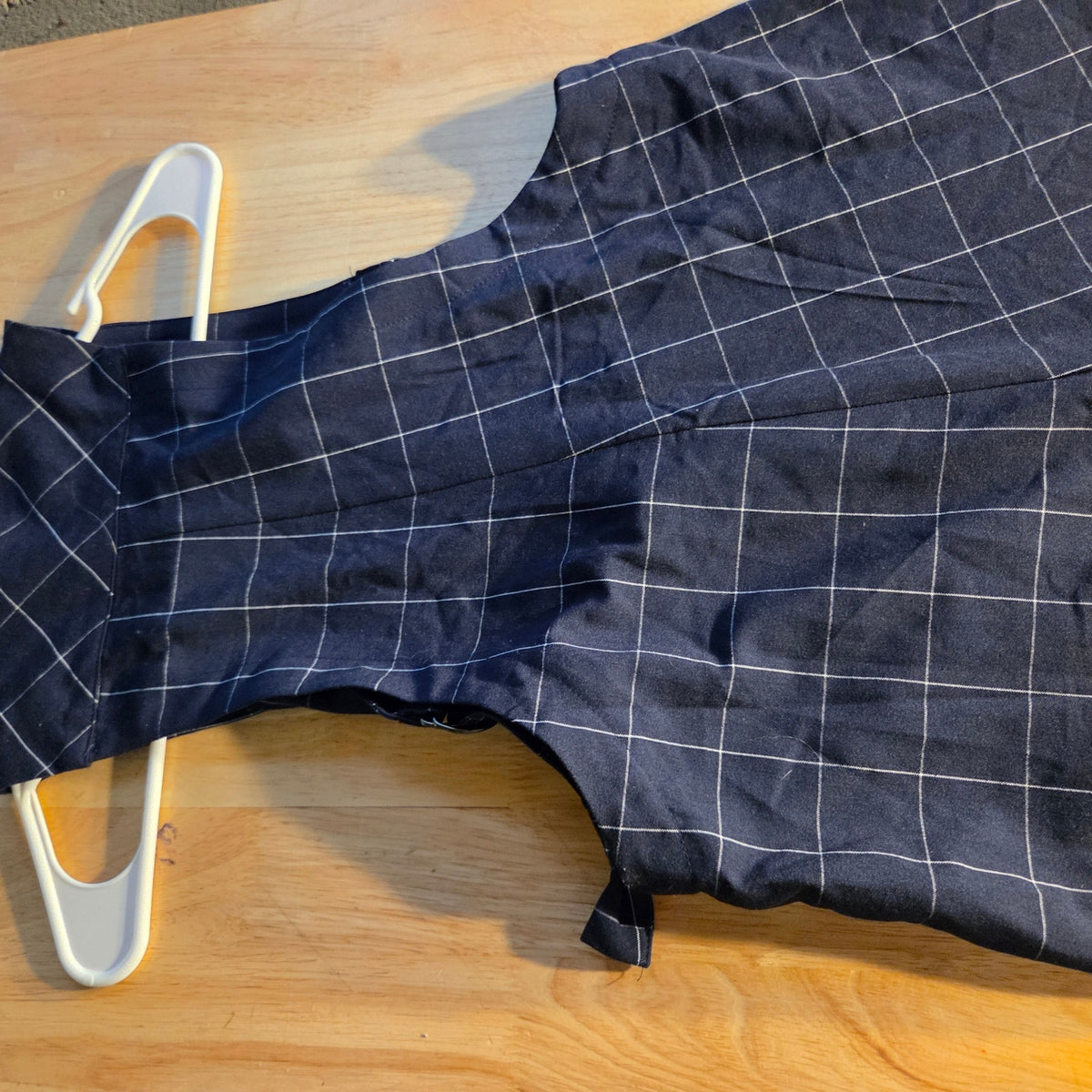 Forever 21 black plaid overall dress pants size medium office siren