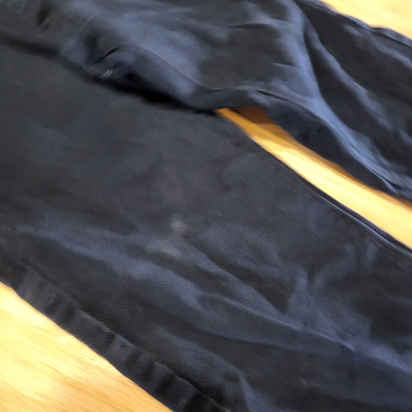 Levi's Denizen 216 Skinny Fit Black Kids Size 12 Adjustable Waist Jeans