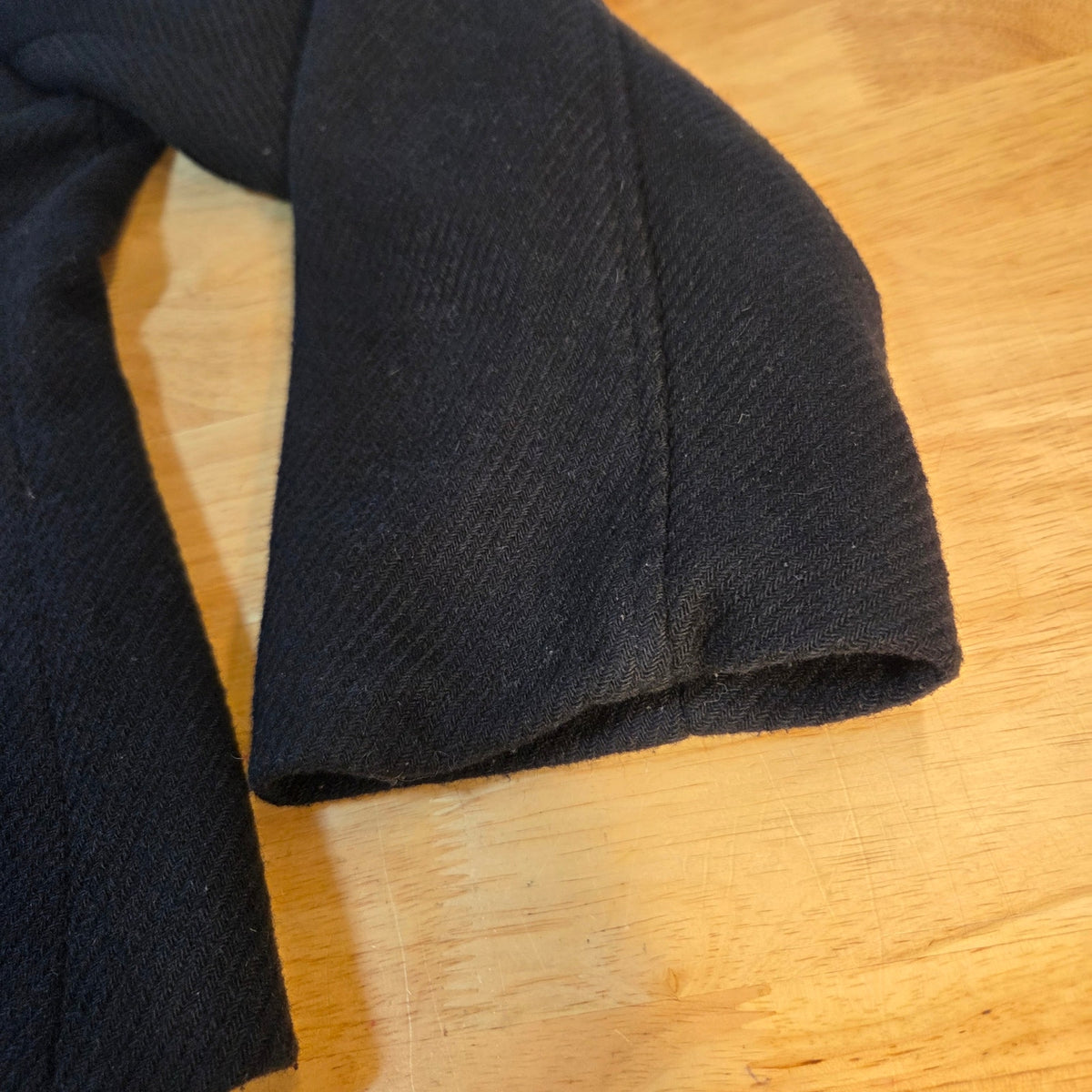 Old Navy xxl recycled wool blend peacoat black big buttons classic style