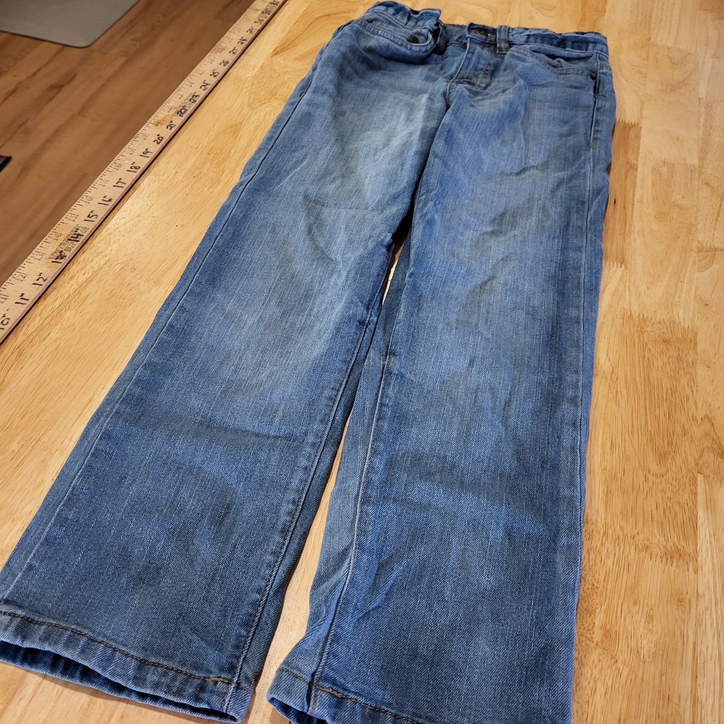 Lucky Brand Classic Straight Adjustable Waist Medium Wash Jeans Size 8