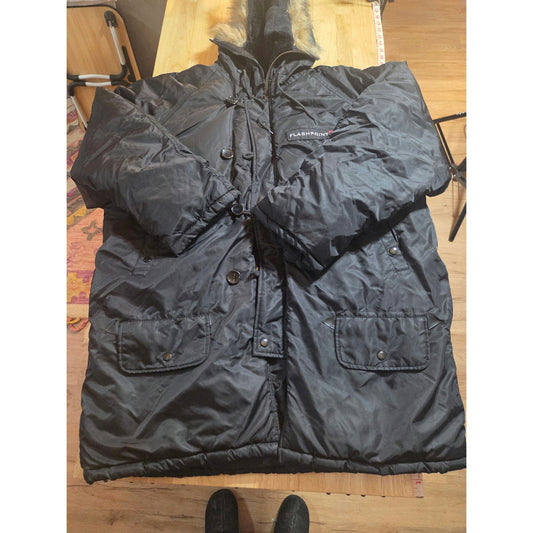 Flashpoint media Atlanta black extreme temperature Parker fur lined Hood black