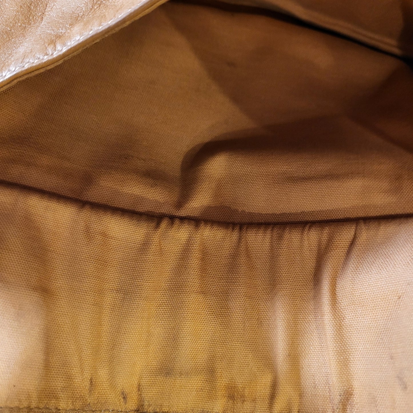 Fossil 100% Leather Tan Shoulder Bag Pockets 13" x 9"
