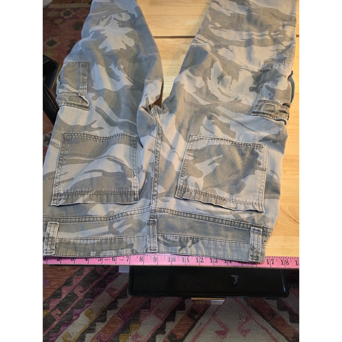 32x34 cargo camouflage pants green army fatigues