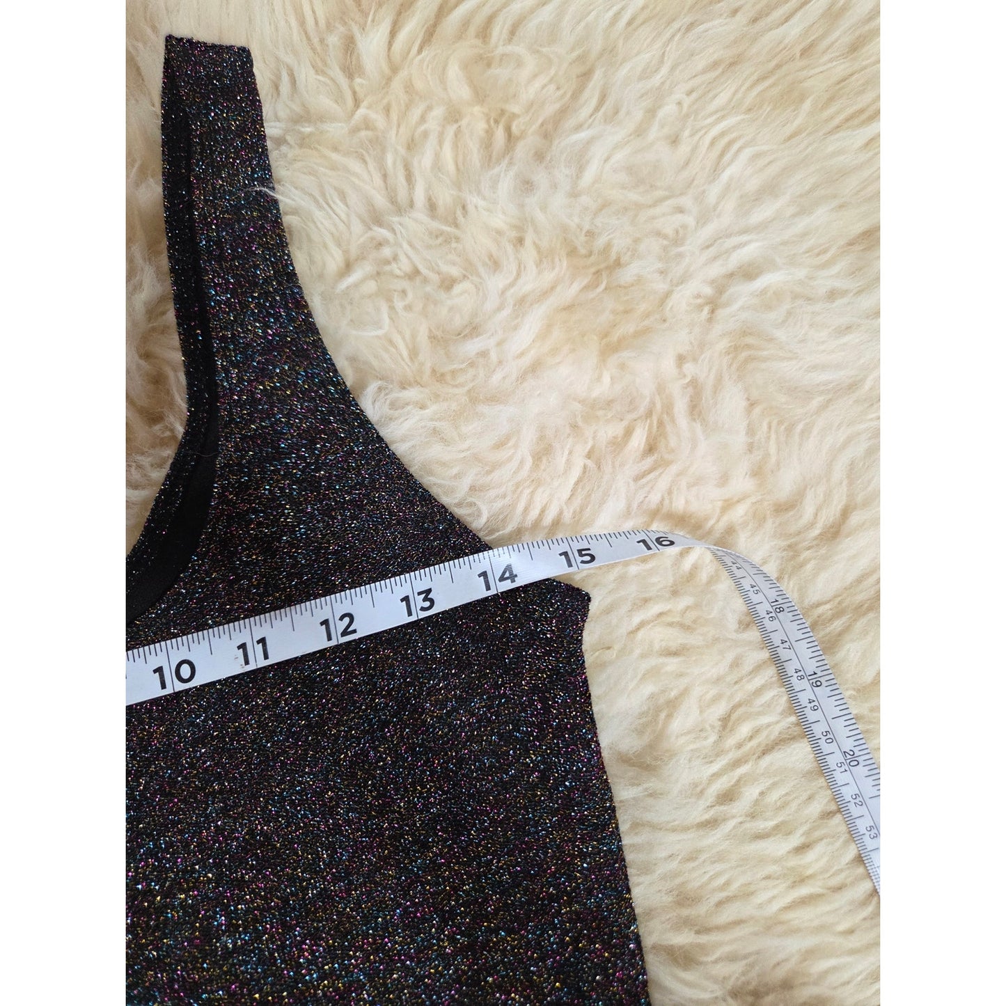 Forever 21 Iridescent Metallic Bodycon Dress Sleeveless Medium