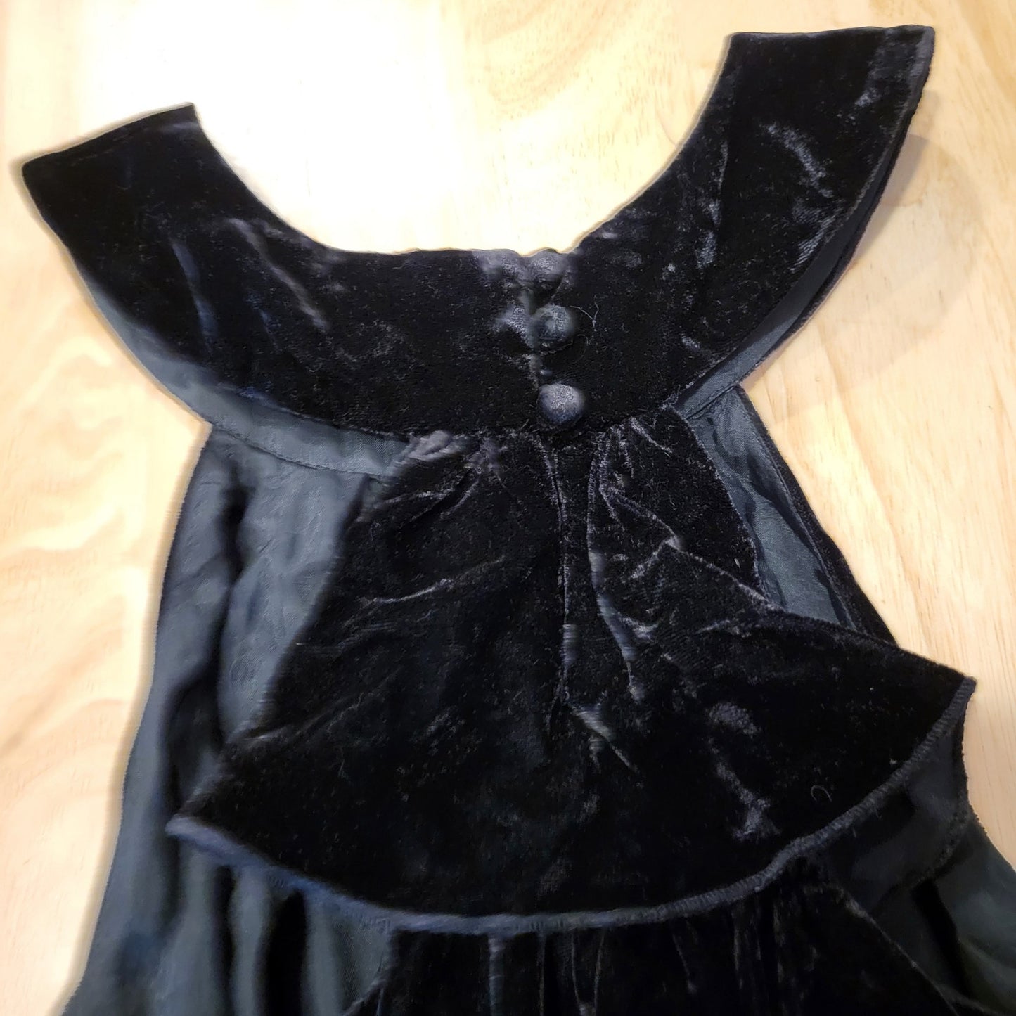 INC International Concepts Rayon Black Velvet Ruffle Racerback Mini Dress 10