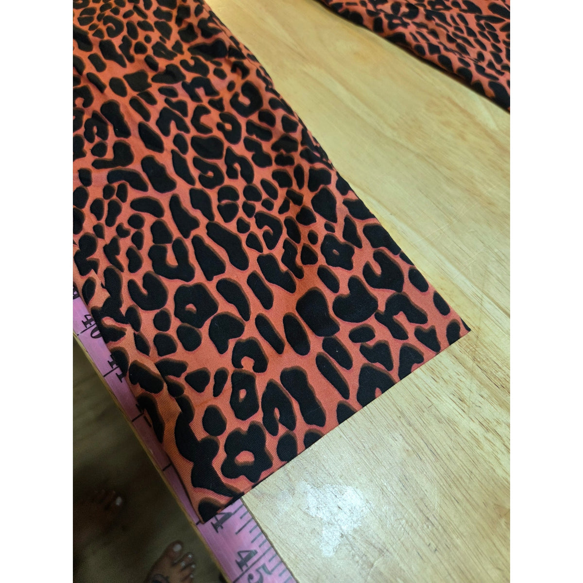 Scotch & Soda Maison Scotch L'Amour Tous jour orange tone animal print pant 28"