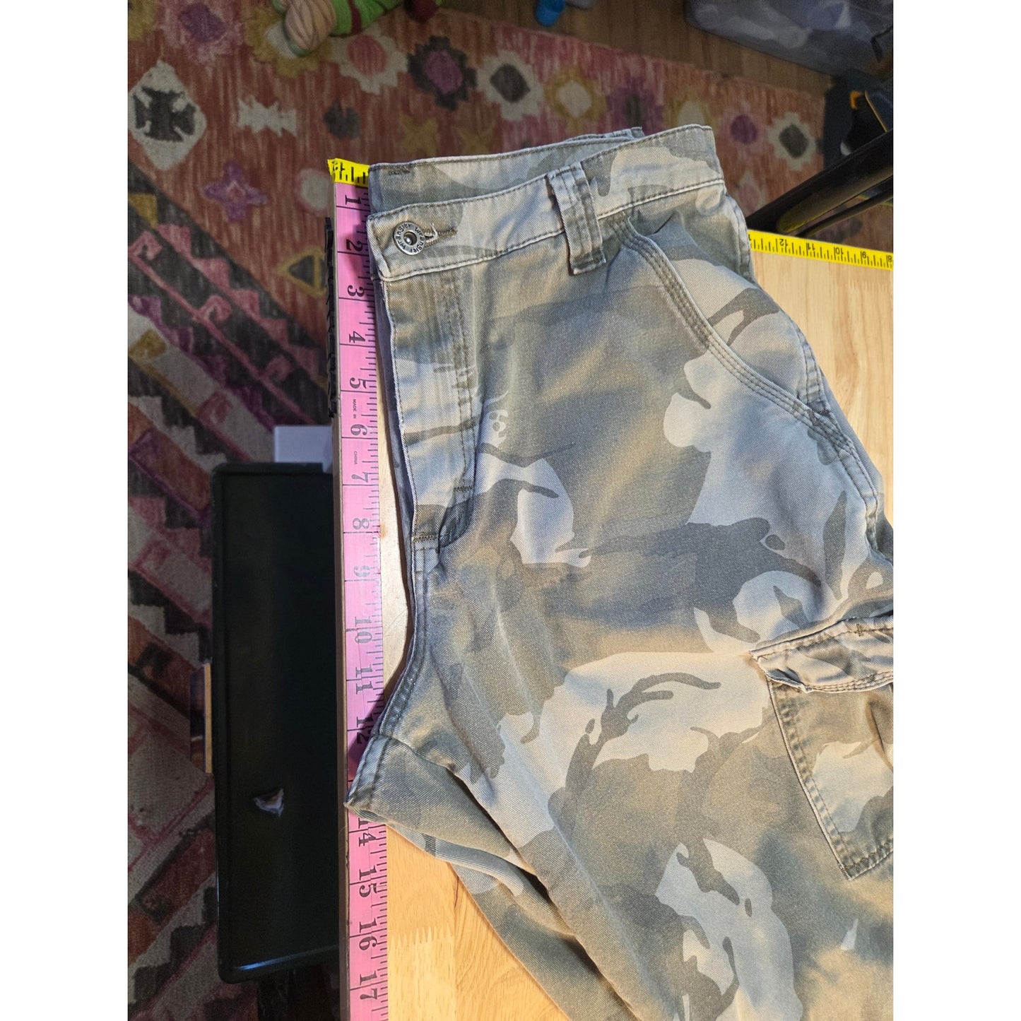 32x34 cargo camouflage pants green army fatigues