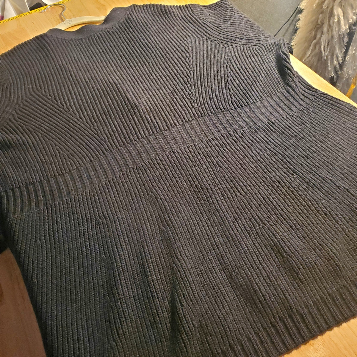 Isaac Mizrahi live black knit cardigan new with tags 1X