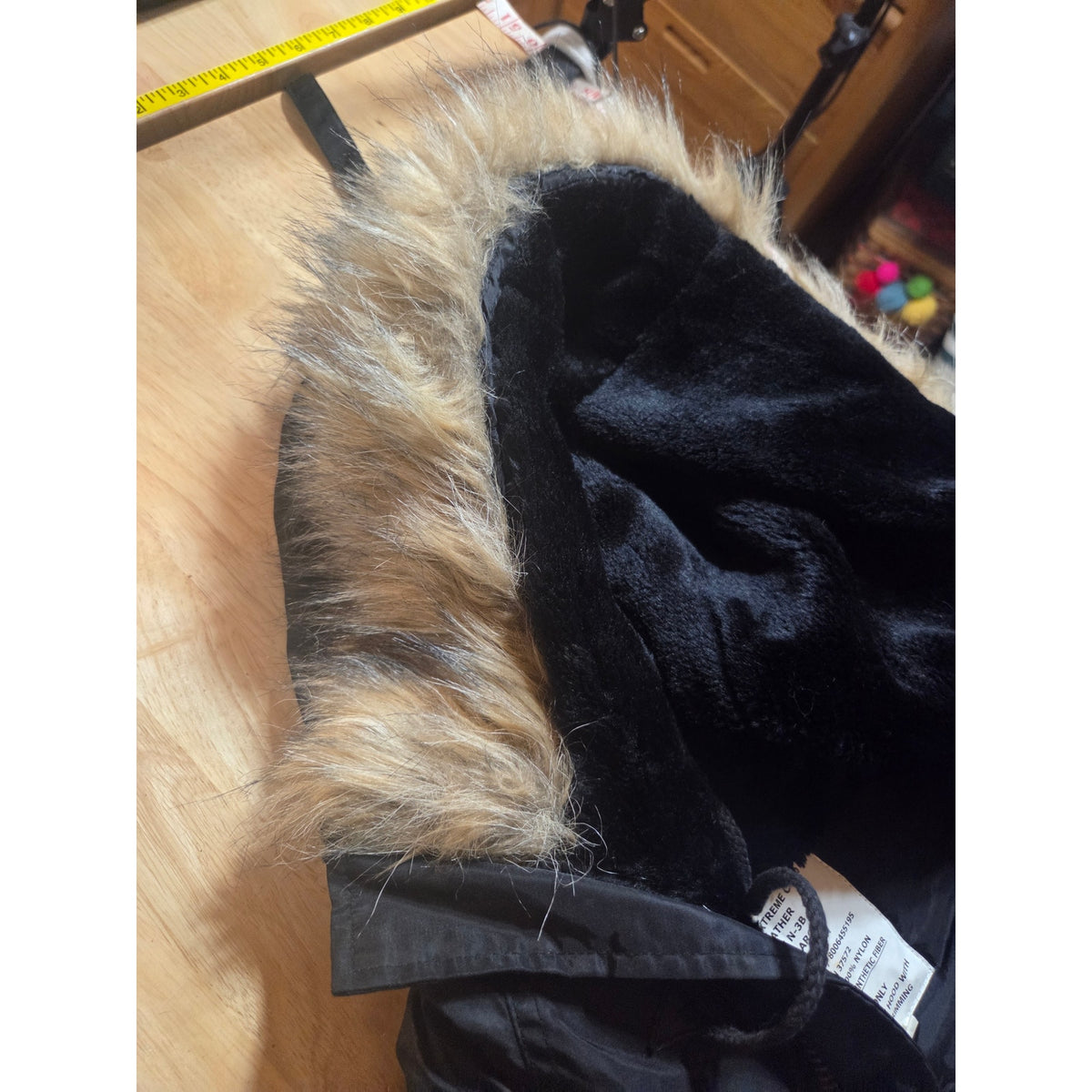Flashpoint media Atlanta black extreme temperature Parker fur lined Hood black