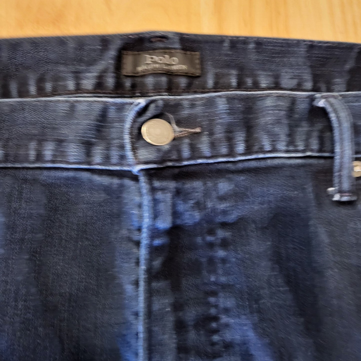 Polo Ralph Lauren The Varick Slim Straight 42X30 Medium Dark Wash Jeans