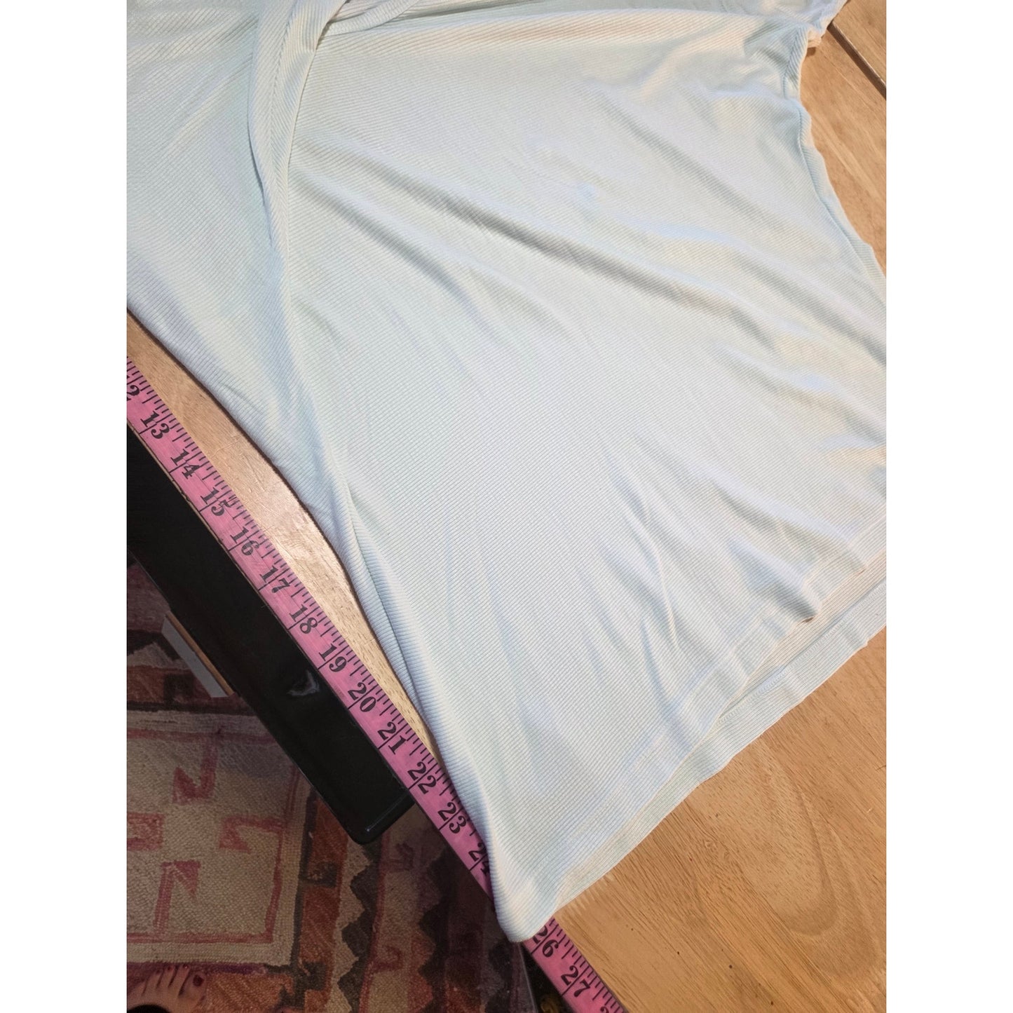 Michael Stars baby blue viscous Blends stretchy soft off the shoulder t-shirt m