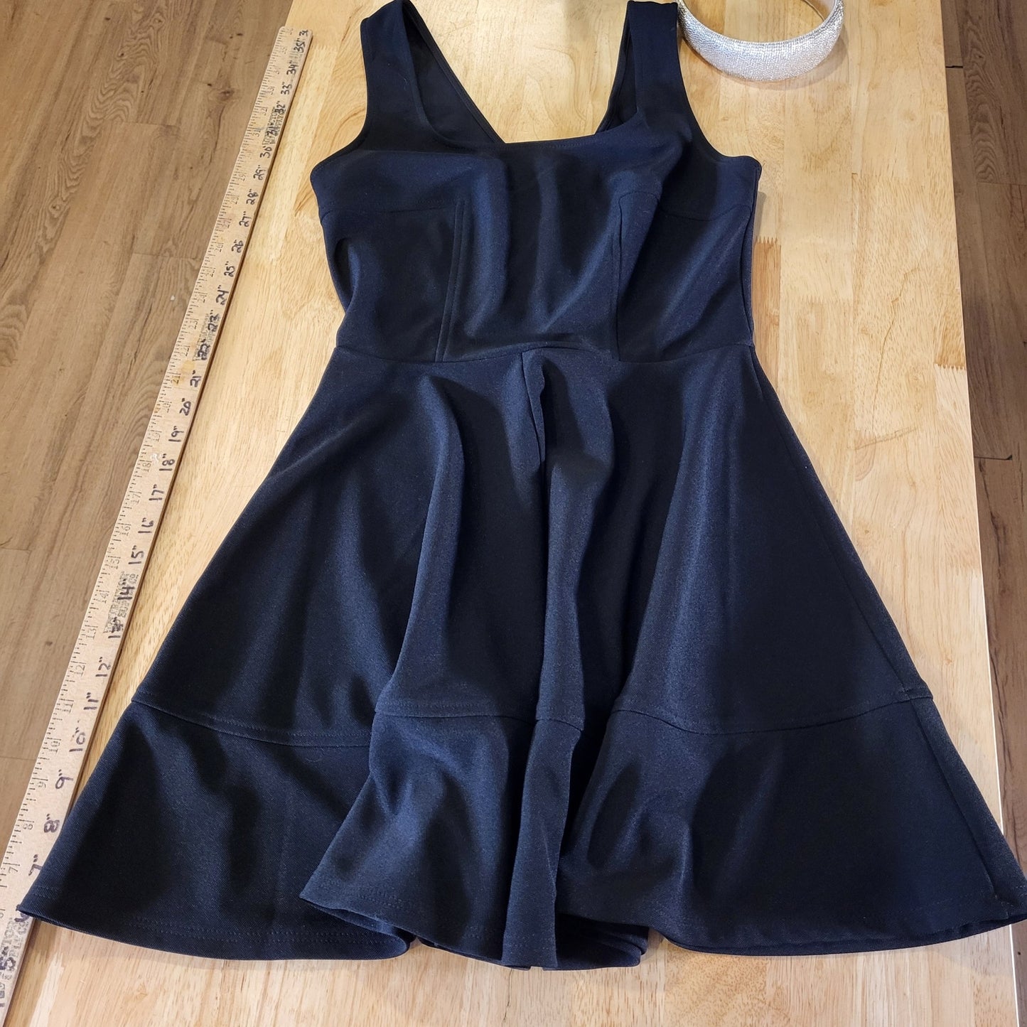 Lulu's Little Black Dress Sleeveless Skater Mini 26" Waist 30" Bust Zipper