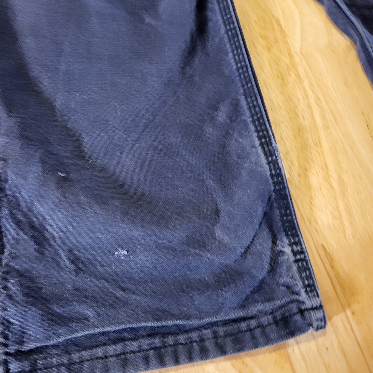 Carhartt Cat 2 2112 Fire Resistant Blue Work Pants 34x32 Lived In Distressing