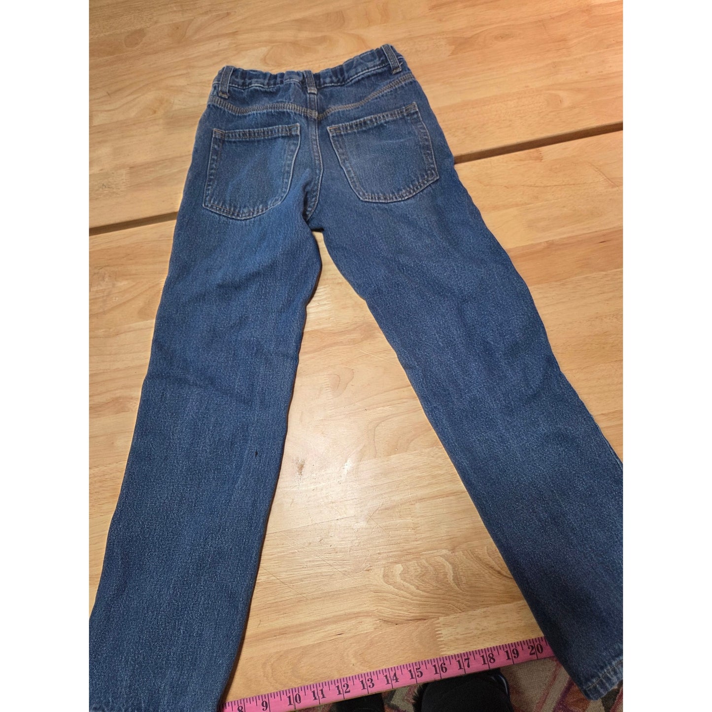 Cat and Jack relaxed stretch jeans size 12 adjustable waist kids