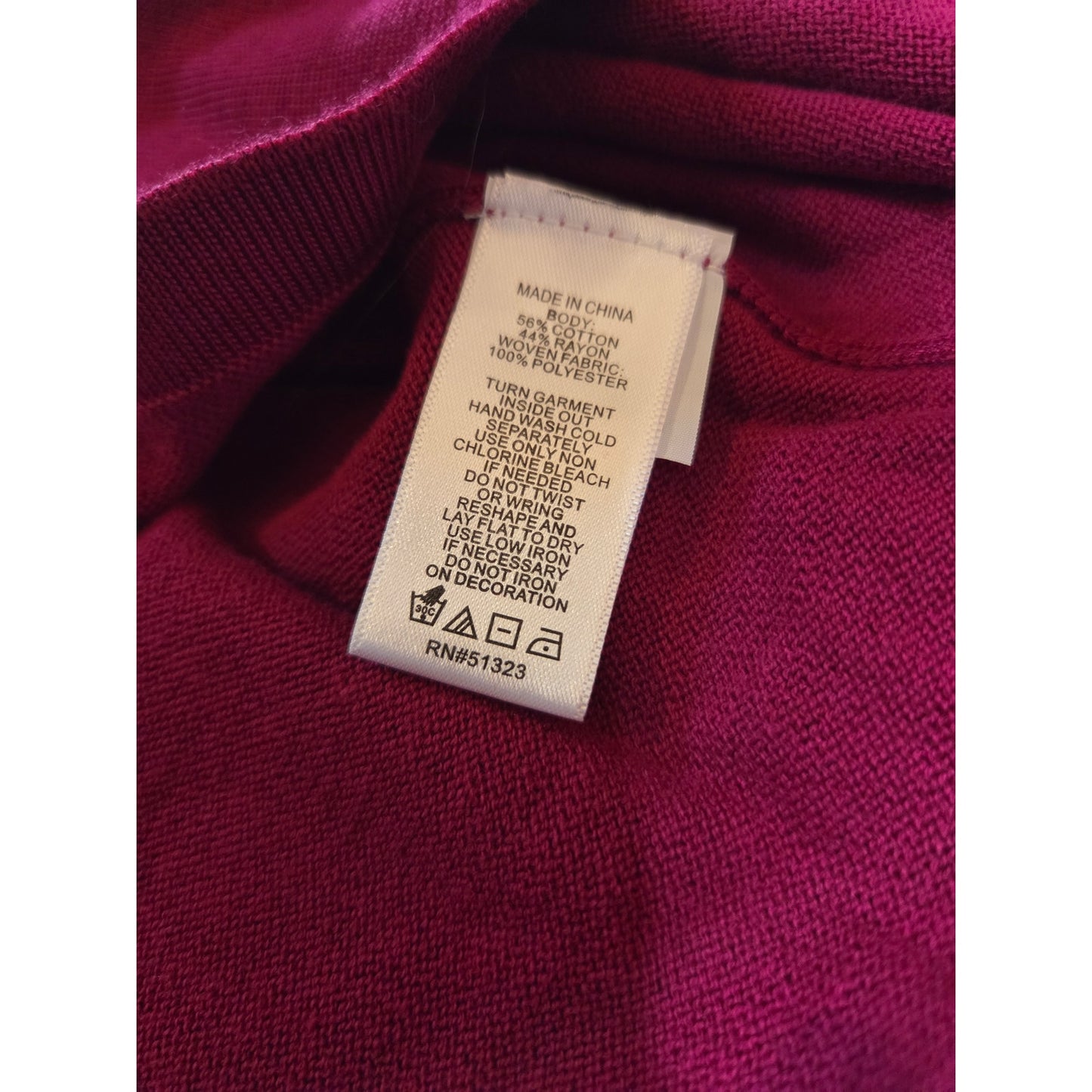 NWT Cece Pink fuchsia magenta sweater dress rhinestone Peter Pan collar
