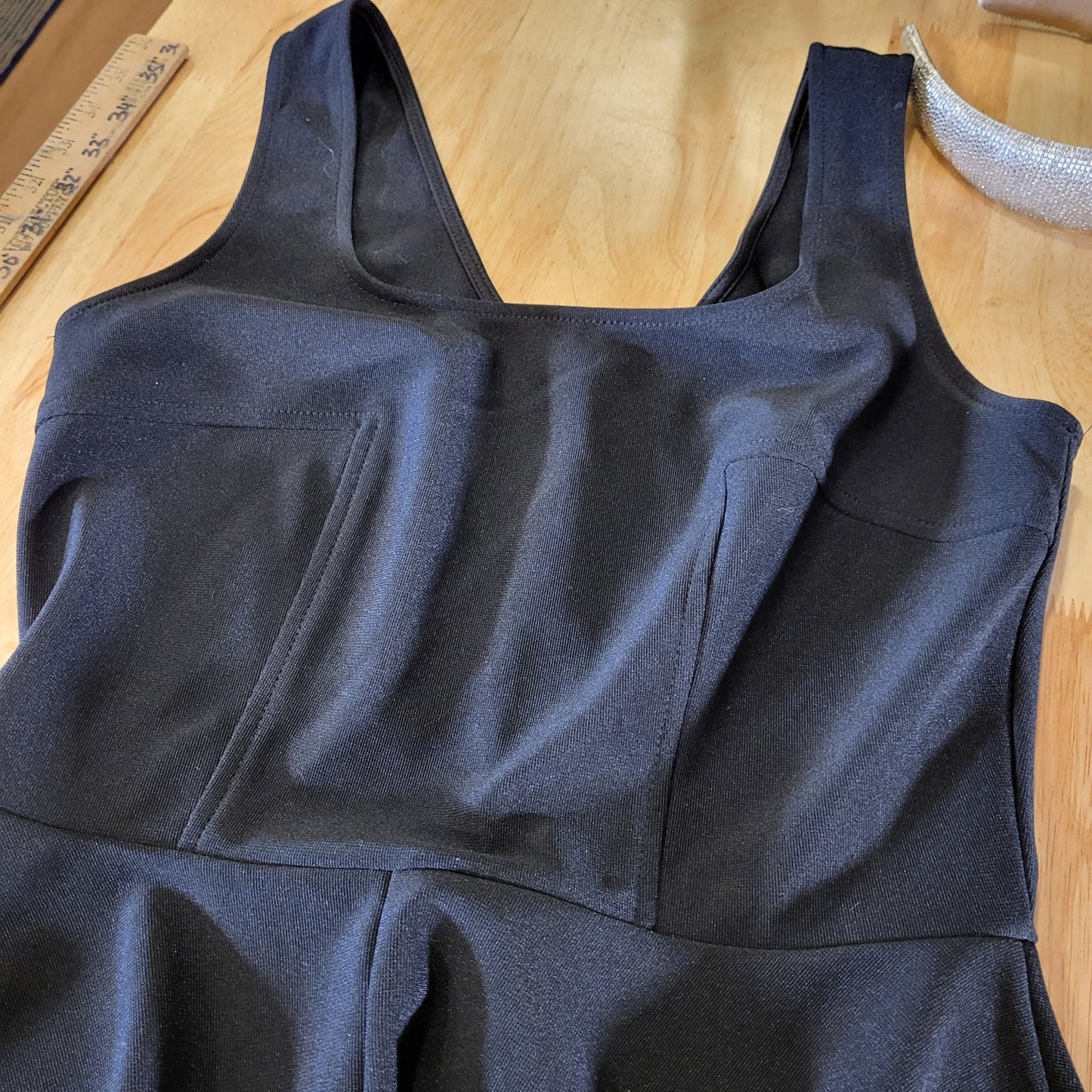 Lulu's Little Black Dress Sleeveless Skater Mini 26" Waist 30" Bust Zipper