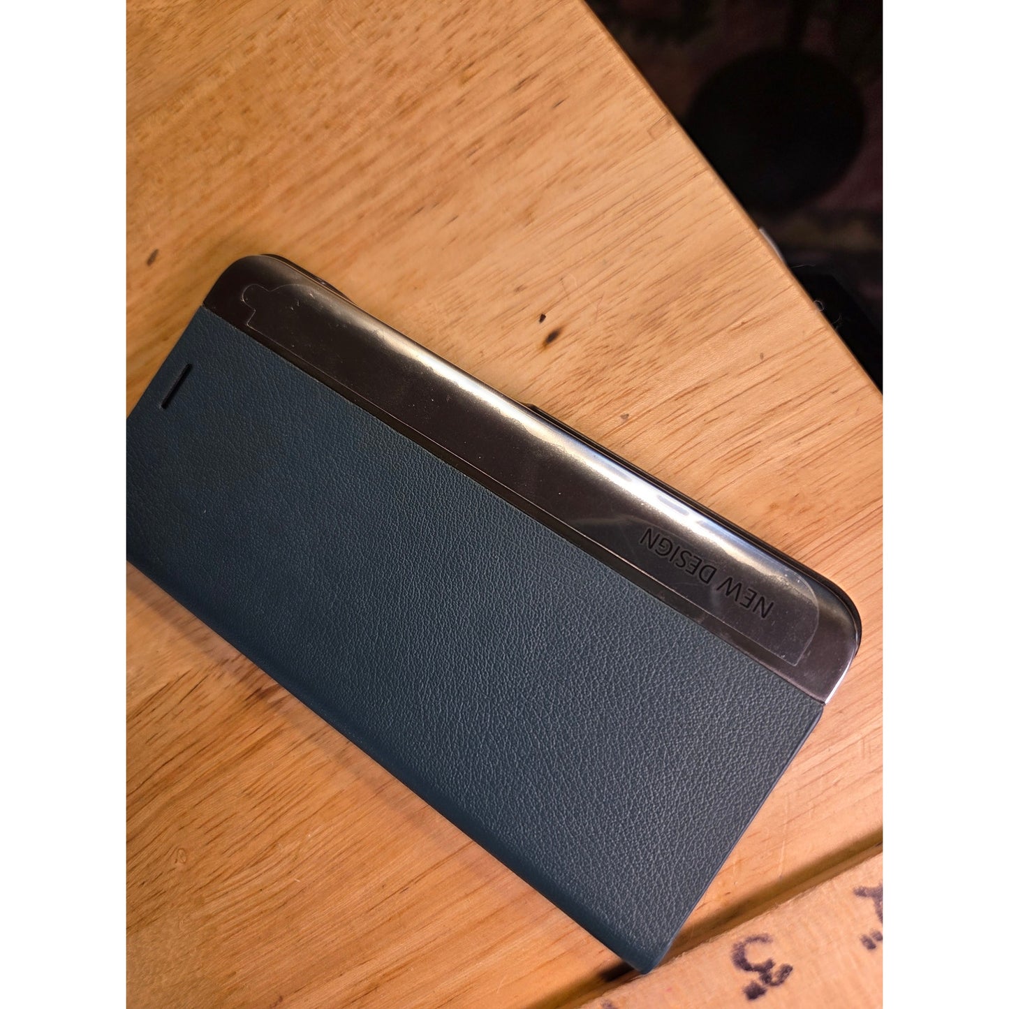 Samsung Galaxy S25 Case Built-in Stand Magnetic PU Leather Slim Case Cyanblue