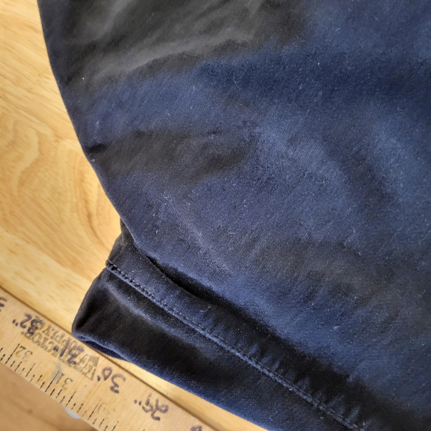 Gap 1969 30/10r Black Straight Leg Jeans Cotton Blend 9" Rise 31"Inseam