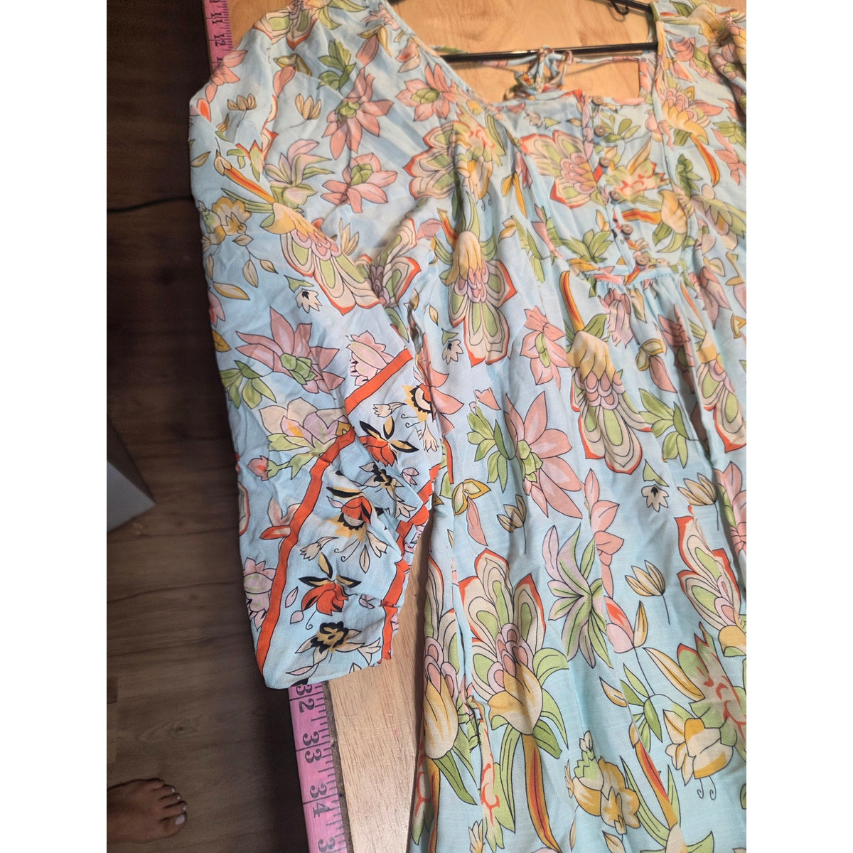 EASEL BOHEMIAN PAISLEY DRESS SHORT MEDIUM