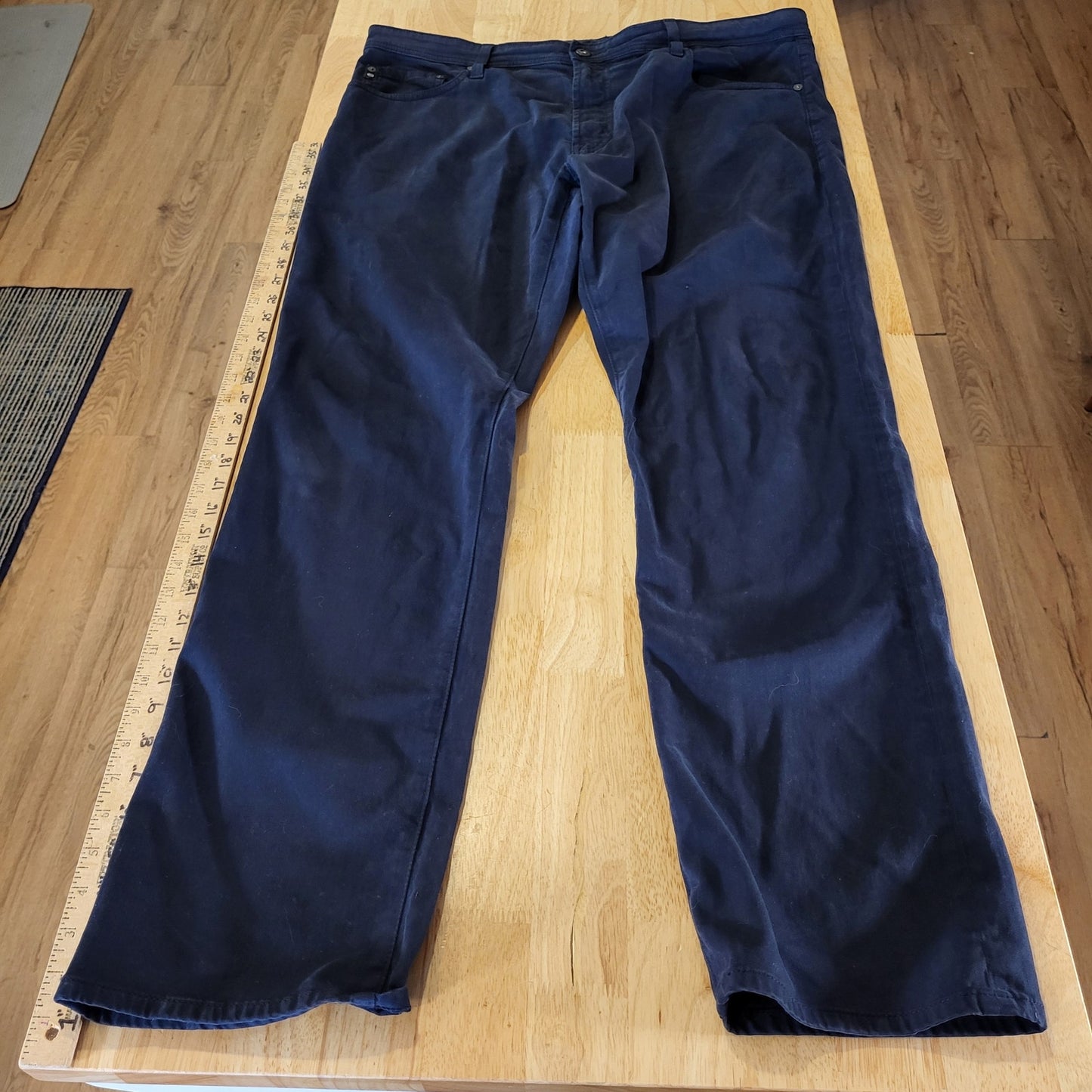 AG Adriano Goldschmied Everett Slim Straight Black 38x32 Jeans