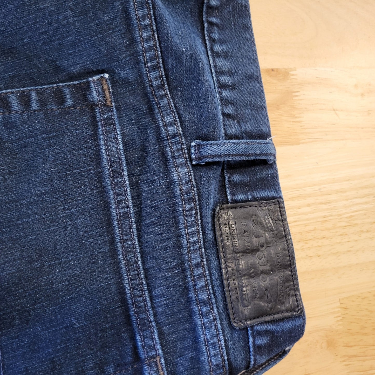 Polo Ralph Lauren The Varick Slim Straight 42X30 Medium Dark Wash Jeans