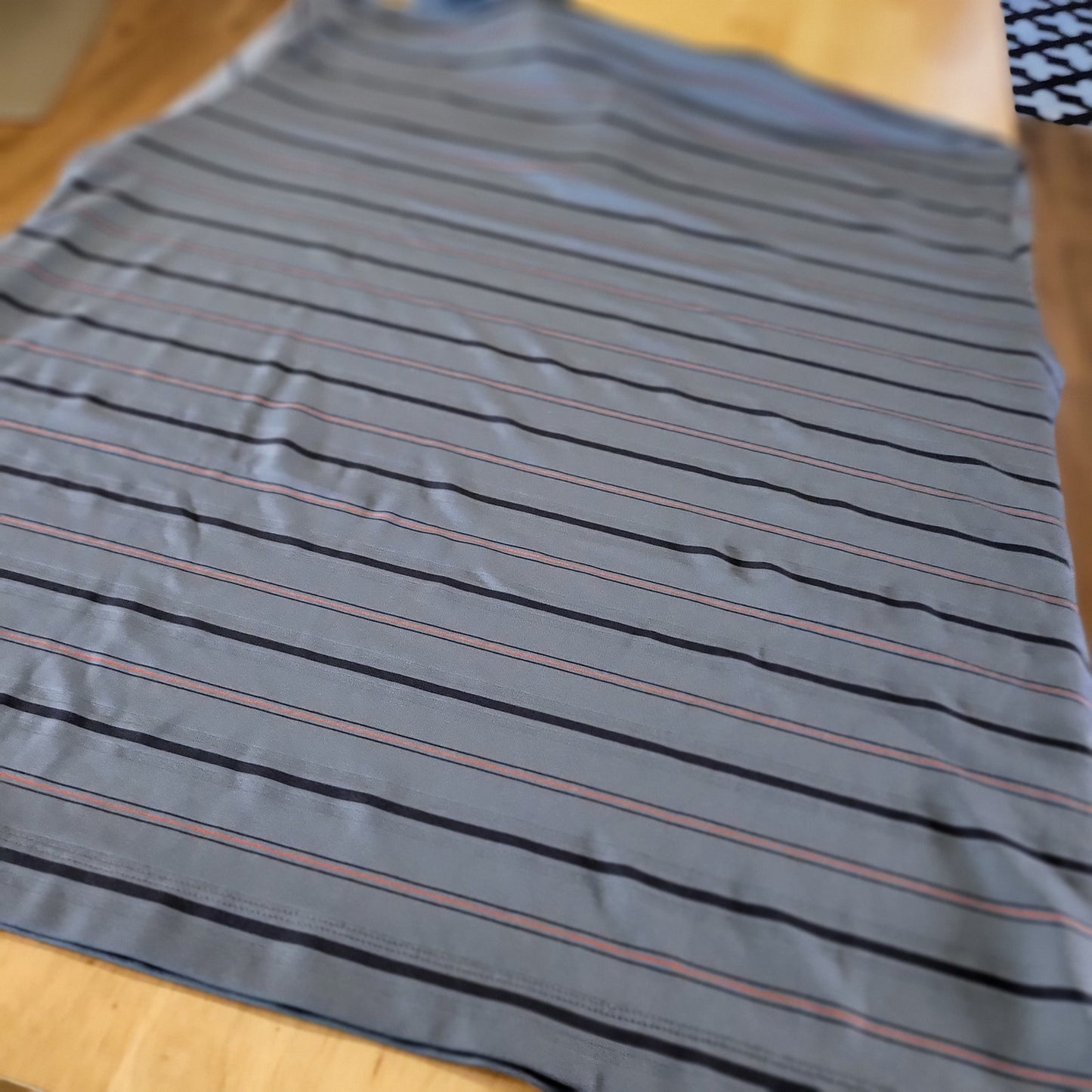 Nike Golf Active Blue Polo Shirt Striped XL Shirt 26" p2p 32" Long