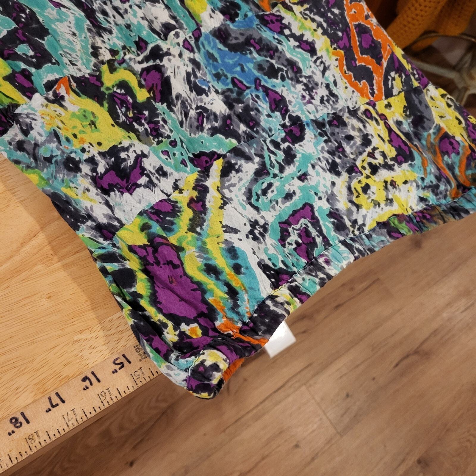 Lot of 2 Hippie Skirts Cotton Peasent Elastic Waist Long Bohemian Medium