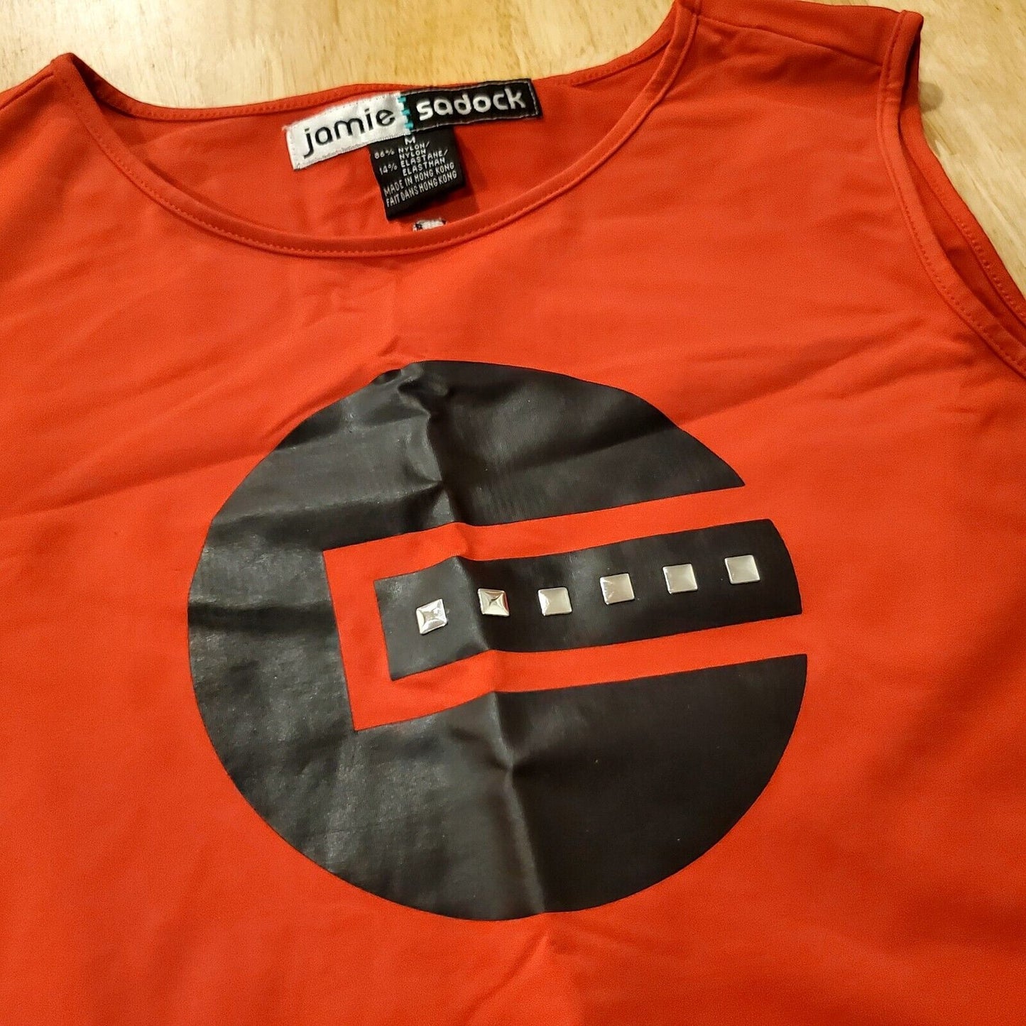 Red Jaime Sadock Golf Shirt Medium