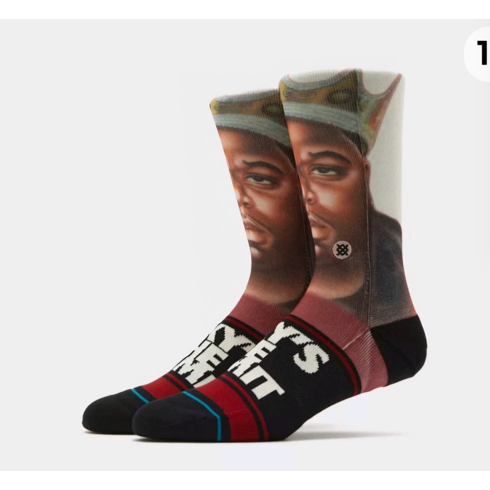 NWT Notorious B.I.G. X Stance Sky's The Limit Crew Socks